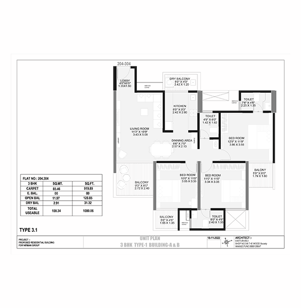 Astoria Royals Ravet 3 BHK